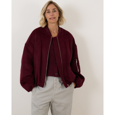 Alter Ego Pearl Bomber Burgundy