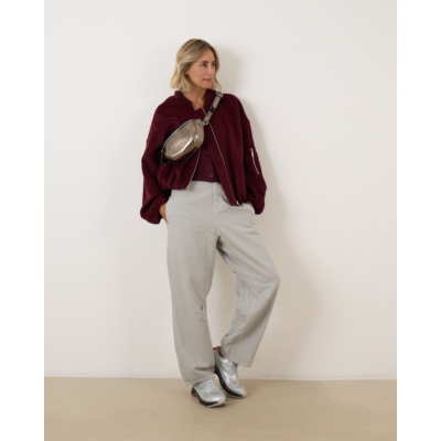 Alter Ego Pearl Bomber Burgundy