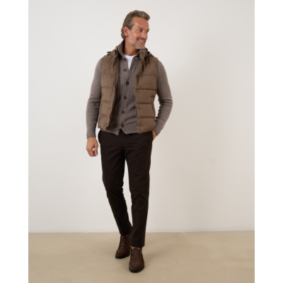 Montecore Padded Bodywarmer Tobacco Brown