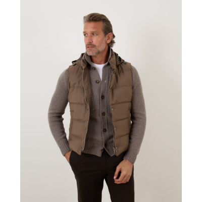 Montecore Padded Bodywarmer Tobacco Brown