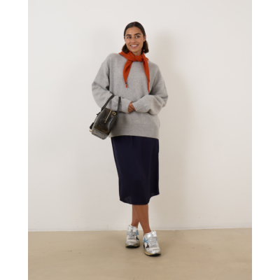 Tibi The Slip Skirt Navy