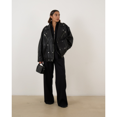 Herman Wide Leg Tall Pants Black