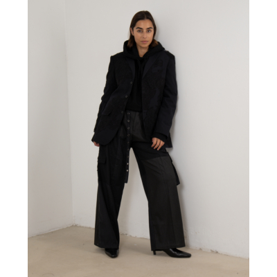 1/OFF Patchwork Pants Black