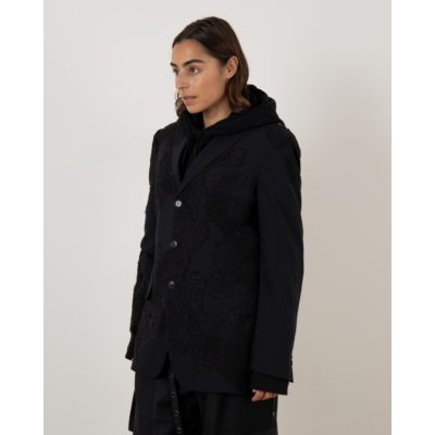 1/OFF Blazer Black Lace