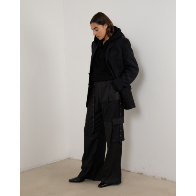 1/OFF Blazer Black Lace