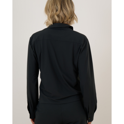 Penn&Ink Blouse Long Sleeves Dark Grey