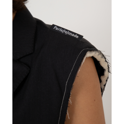 1/OFF Short Black Gilet