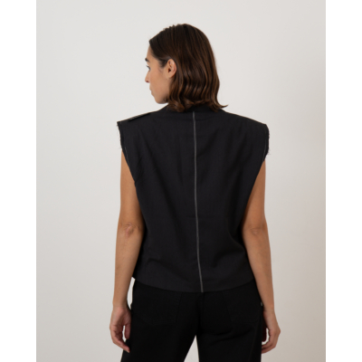 1/OFF Short Black Gilet