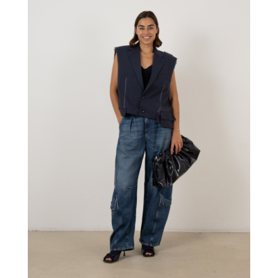 Citizens of Humanity Flightpant cargo jeans donkerblauw
