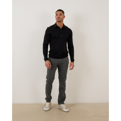 Stefan Brandt polo lm black