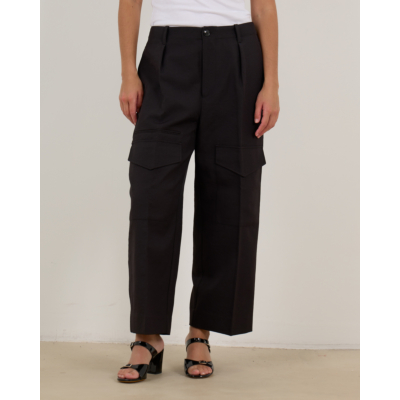 Baum und Pferdgarten Neria Wide Leg Cargo Pantalon Zwart