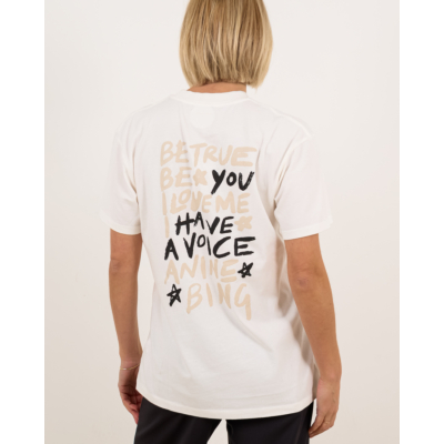 Anine Bing Walker Empowerment T-shirt Off-white