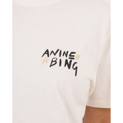Anine Bing Walker Empowerment T-shirt Off-white
