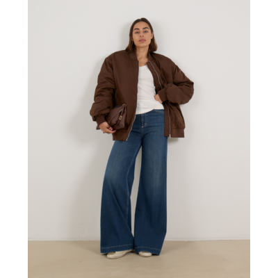 Closed Glow Up Wide Leg Jeans Donker Blauw