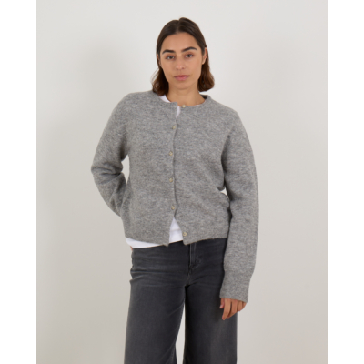 Closed Wollen Vest Grijs