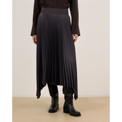 Joseph Ade asymmetric midi skirt grey
