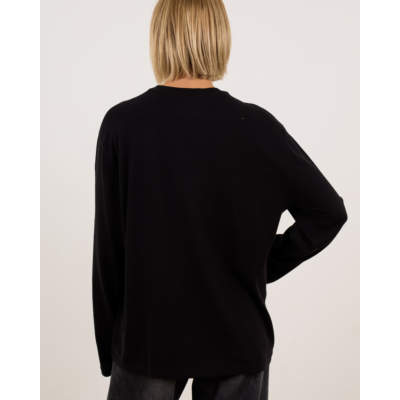 Extreme Cashmere n°452 rock longsleeve t-shirt raven