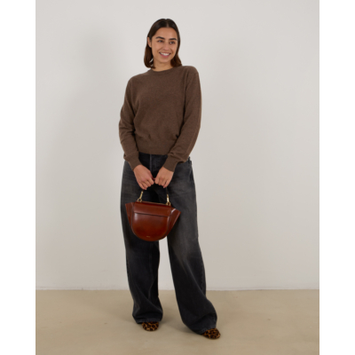 Lisa Yang Greer Kasjmier Pullover Trui Taupe