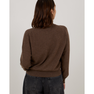 Lisa Yang Greer Kasjmier Pullover Trui Taupe