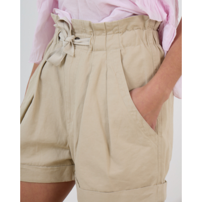 Marant Étoile Nirma Shorts met Trekkoord Beige