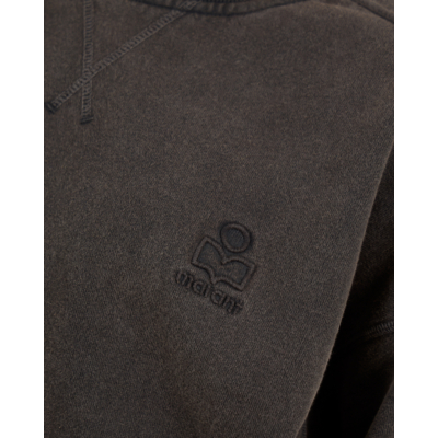 Marant Étoile Sunny Trui met Rugzoom Detail Verwassen Zwart