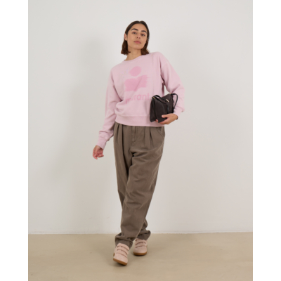 Marant Étoile Mobyli Trui met Logo Roze