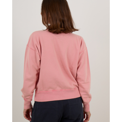 Marant Étoile Moby Trui met Logo Roze Burgundy