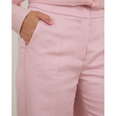 Luisa Cerano Wide Leg Pantalon Licht Roze