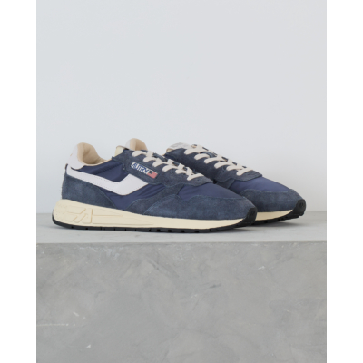 Autry Reelwind Suede Mesh Low Sneaker Nylon Blue
