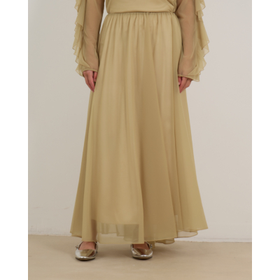 Forte Forte Midi Rok Licht Groen Fieno