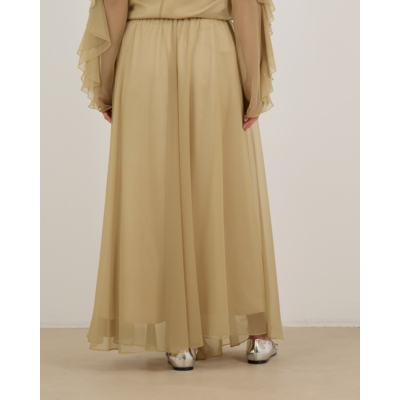 Forte Forte Midi Rok Licht Groen Fieno