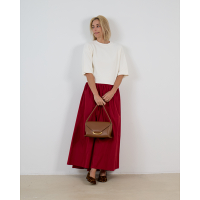 Natan Emeris Wijde Maxi Rok Rood