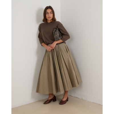 6397 Midi Rok Plaited