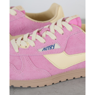 Autry Windspin Suede Sneaker Roze