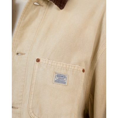Denimist Oversized Chore Jack Khaki Beige