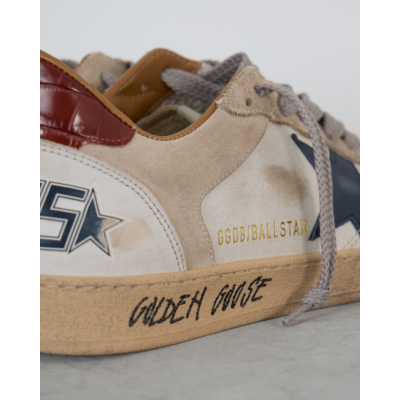Golden Goose Ball Star Sneaker Blauw/ Bruin