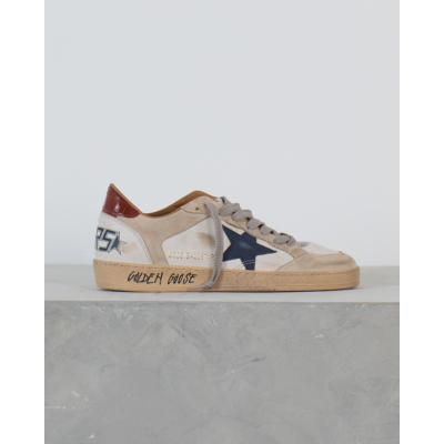 Golden Goose Ball Star Sneaker Blauw/ Bruin
