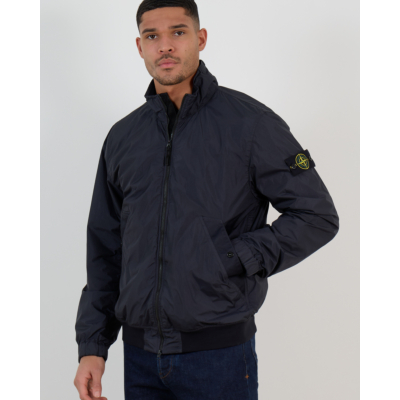 Stone Island Crinkle Jacket Navy Blue