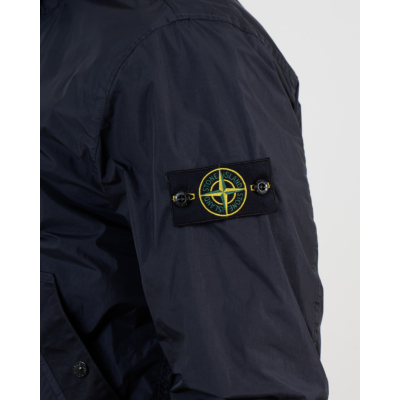 Stone Island Crinkle Jacket Navy Blue