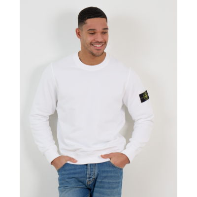 Stone Island Crewneck Sweatshirt White