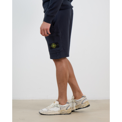 Stone Island Fleece Shorts Navy Blue