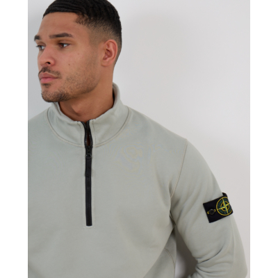 Stone Island Half-Zip Sweater Sage Green