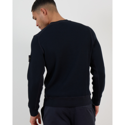 Stone Island Crewneck Sweatshirt Navy Blue
