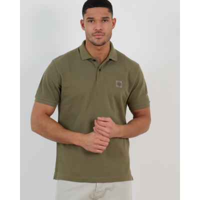 Stone Island Polo Korte Mouw Military Green