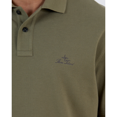 Stone Island Polo Korte Mouw Military Green