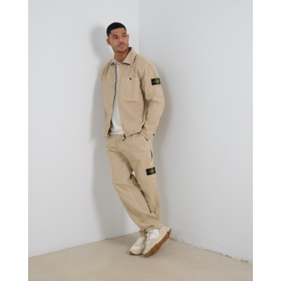 Stone Island Pantalon 'Old' Effect Desert