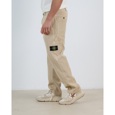 Stone Island Pantalon 'Old' Effect Desert