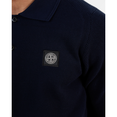 Stone Island Polo Korte Mouw Navy Blue