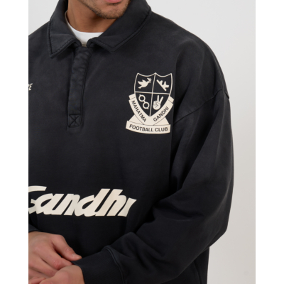 Hopeium Football Polo Trui Antraciet
