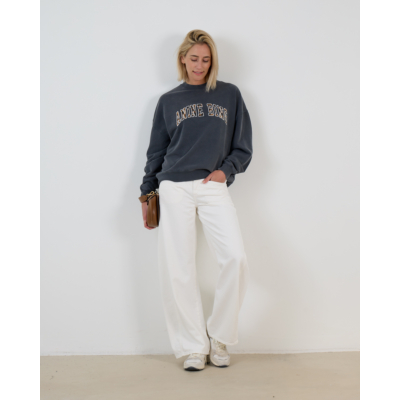 Anine Bing Miles Leopard Print Sweater Zwart